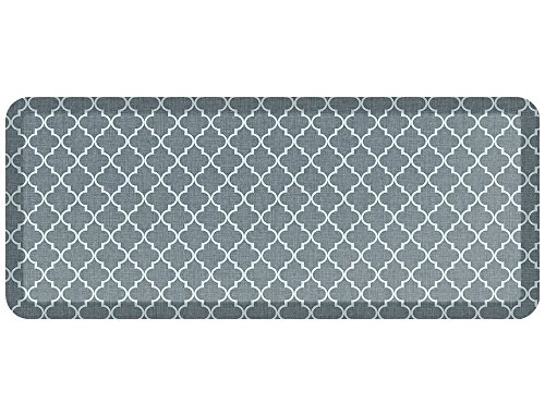 NewLife by GelPro Designer Comfort Mat, 20 by 48-Inch, Lattice Mineral Grey