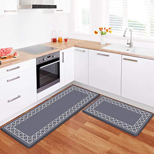 HappyTrends Kitchen Floor Mat Cushioned Anti-Fatigue Kitchen Rug,17.3x28,Thick  Waterproof Non-Slip Kitchen Mats and Rugs Heavy Duty Ergonomic Comfort Rug  for … in 2023